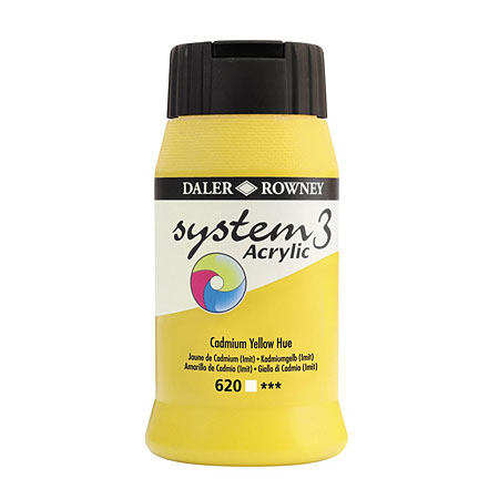 Daler-Rowney System 3 - acrylique fine - pot 500ml