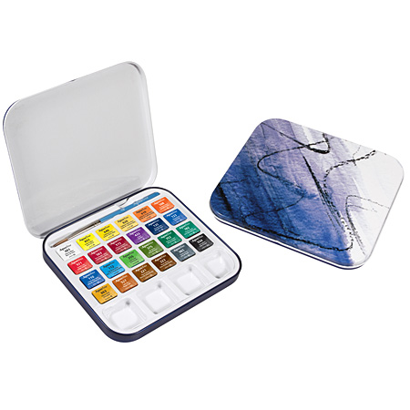 Daler-Rowney Aquafine Travel Set - tin - assorted half pans