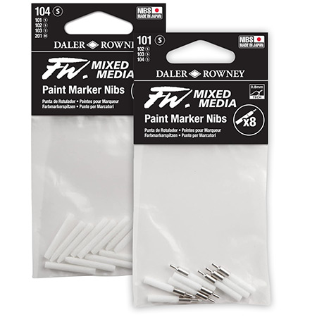 Daler-Rowney FW - spare nibs for empty marker