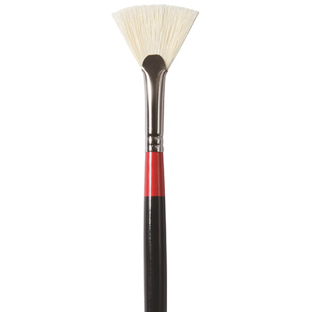 Daler-Rowney Georgian - brush series G84 - white chungking bristle - fan - long handle
