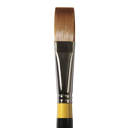 Daler-Rowney System 3 - brush series SY44 - synthetic - flat - long handle