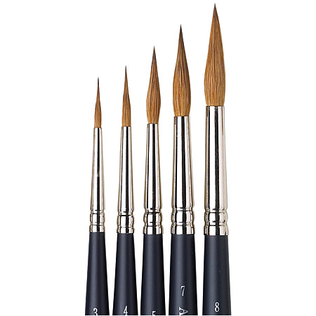 Winsor & Newton Brush serie 5068 - Kolinsky sable - round - short handle