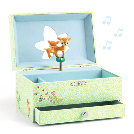Djeco Boîte à musique - coffret - chanson du faon