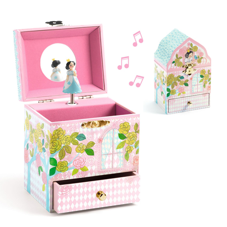 Djeco Boîte à musique - coffret - palais enchanté