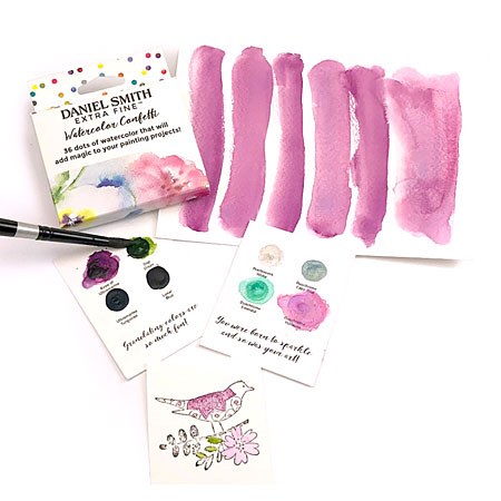 Daniel Smith Extra-fine Watercolor - Dot Cards - set of 36 colour samples