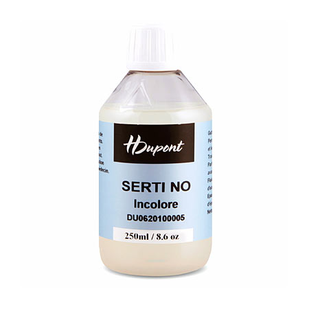 Dupont Serti NO - water based gutta - colourless