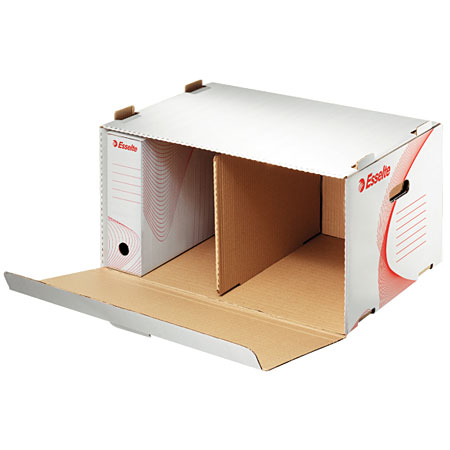 Esselte Boxy - conteneur à archives en carton - 27,5x53x36,5cm - empilable