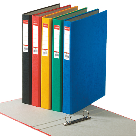 Esselte Rainbow - 2-rings binder - smooth cardboard - A4 - spine 35mm