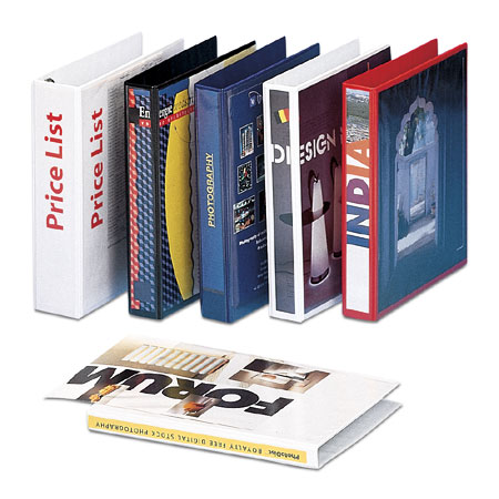 Esselte Panorama - presentation binder - 4 rings - PP - A4 - spine 50mm