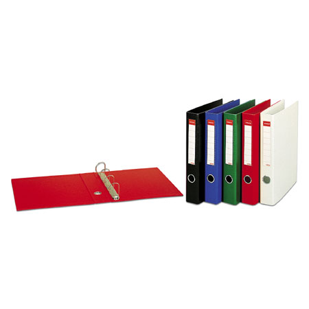 Lot De 10 Classeurs à Anneaux D Format A4 - 4 Anneaux 30 Mm - Couverture Blanche Avec Poches - Pour Présentation Professionnelle - 3