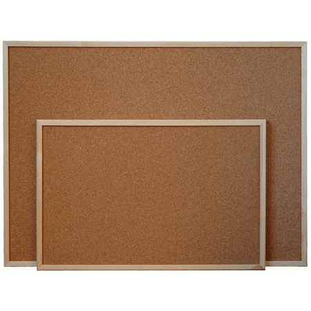 Esselte Cork notice board - wooden frame