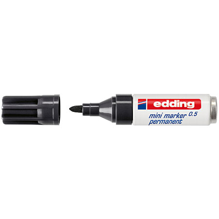 Edding 0.5 Mini Marker Permanent - marqueur permanent - pointe ogive moyenne (1,5-3mm)
