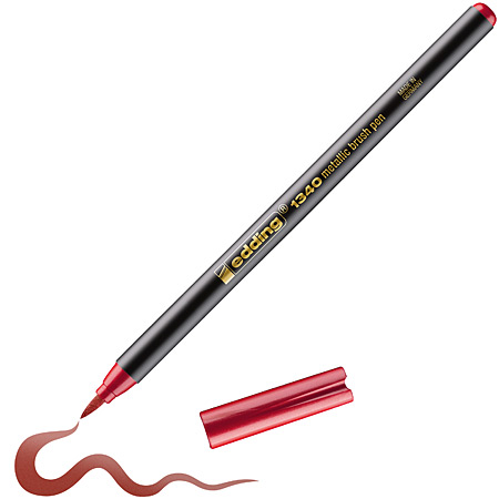 Edding 1340 Metallic Brush Pen - marker - penseelpunt - metaalkleuren