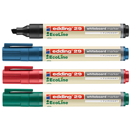 Edding 29 EcoLine Board Marker - marqueur pour tableau blanc - rechargeable - pointe biseautée (1/5mm)