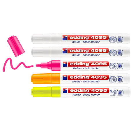 Edding 4095 Chalk Marker - erasable - medium round tip (2-3mm)