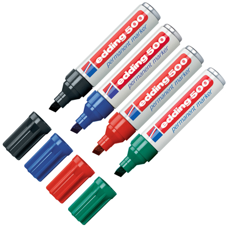 Edding 500 Permanent Marker - refillable - square tip (2/7mm)