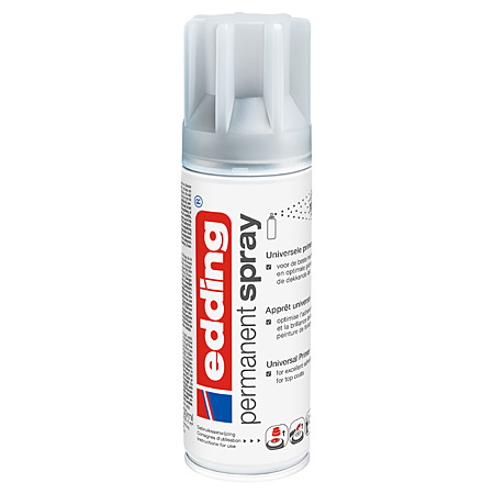 Edding 5200 Permanent Spray - universal primer - 200ml spray can - light grey