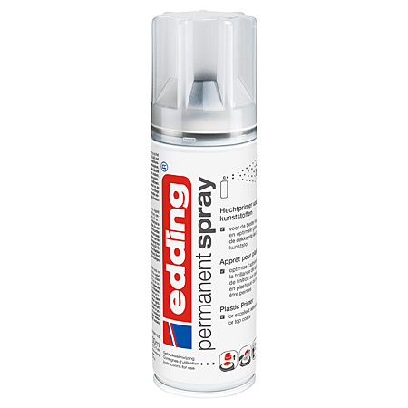 Edding 5200 Permanent Spray - apprêt pour plastique - aérosol 200ml - transparent