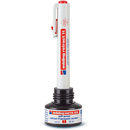 Edding RMTK25 - permanent ink for retractable markers - 25ml bottle