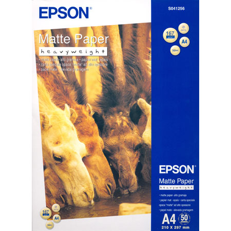 Epson Gestreken papier 167g/m² - map 50 vellen