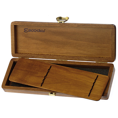 Escoda Empty wooden box for 6 brushes with short handle