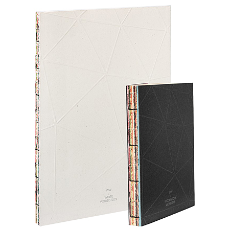 Fabriano Woodstock - note book with japanese binding - soft cover - 96 sheets - assorted papers