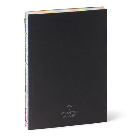 Fabriano Woodstock - carnet reliure japonaise - couverture souple - 80 feuilles - assortiment de papiers