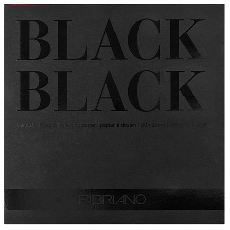 Fabriano Black Black - mixed media pad - 20 black sheets 300g/m²