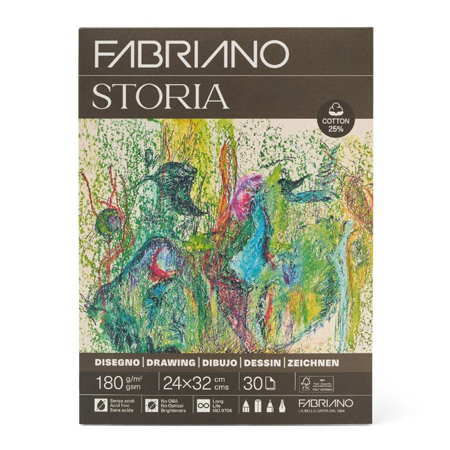 Fabriano Storia - tekenpapier 25% katoen - 180gr/m² - rol 1.5x10m