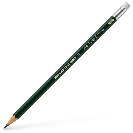 Faber Castell 9000 - crayon graphite avec gomme