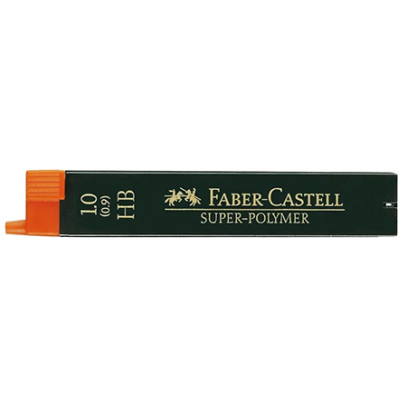Faber Castell Super-Polymer - case with 12 graphite leads - 1.0mm - HB