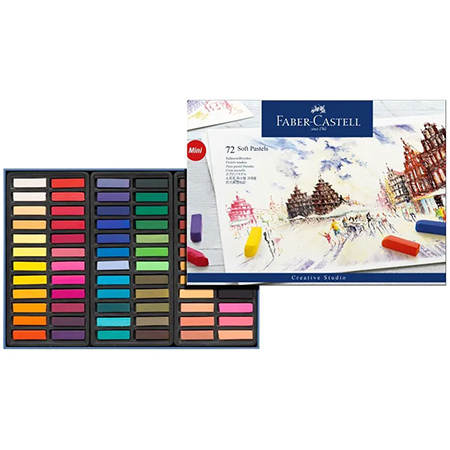 Faber Castell Creative Studio - cardboard box - assorted half-length soft pastels