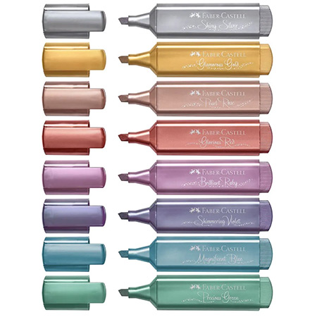 Faber Castell Textliner 1546 Metallic - surligneur - pointe biseautée 1.2/5mm