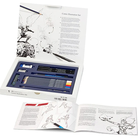 Faber Castell Comic Illustration Set - starter set for drawing comics