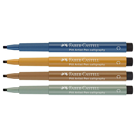 Faber Castell Pitt Artist Pen Calligraphy - with pigmented ink - square tip (2.5mm)
