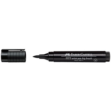 Faber Castell Pitt Artist Pen Big Brush BB - marker with pigmented ink - brush  tip - black