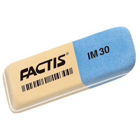 Factis IM30 - rubberen gom - dubbel gebruik - 5,9x2x1cm