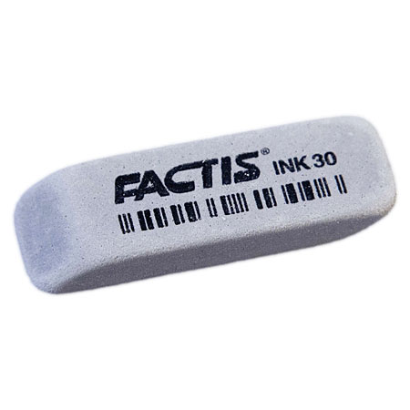 Factis INK30 - schurende rubberen gom - 5,8x2x1cm