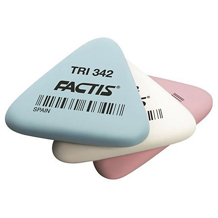 Factis TRI342 - synthetic rubber eraser - 4,9x4,5x0,7cm