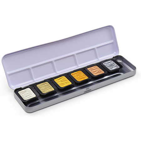 Finetec Premium - watercolour - metal box - assorted pans