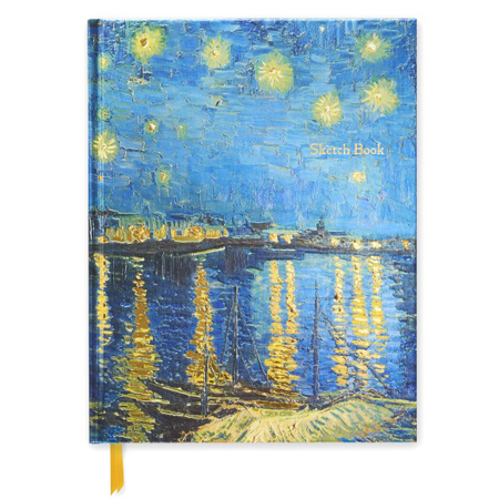 Flame Tree Luxury Sketch Books - carnet de croquis - couverture rigide - 28x21.6cm - 88 feuilles