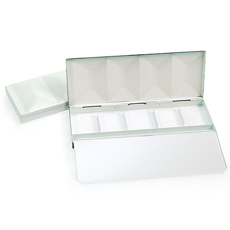 Fome Empty watercolour box - enamelled - 21x8x2,5cm - for 15 tubes