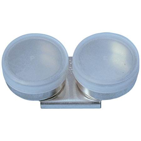 Fome Double metal palette cup with lid - diameter 4cm