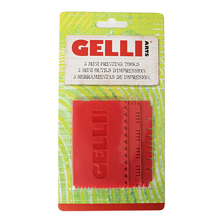 Gelli Arts Set of 3 mini printing tools
