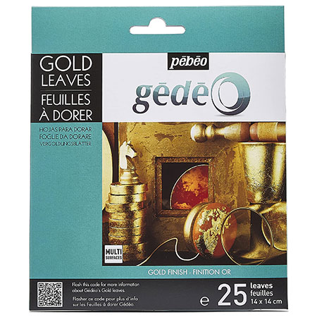 Gedeo Pakje van 25 vellen bladmetaal - 14x14cm