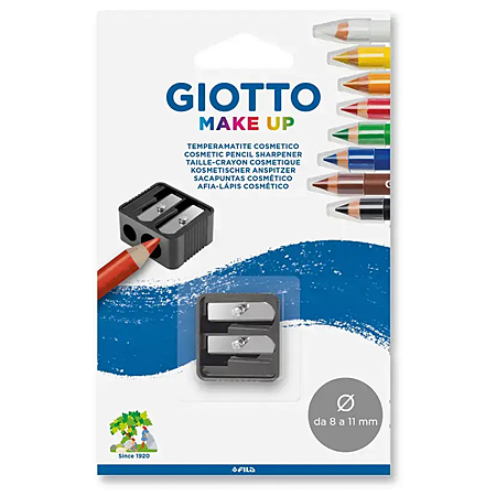 Giotto Make Up - double pencil sharpener - 8 & 11mm diameter
