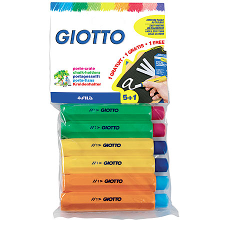 Giotto Pack of 6 chalk-holders
