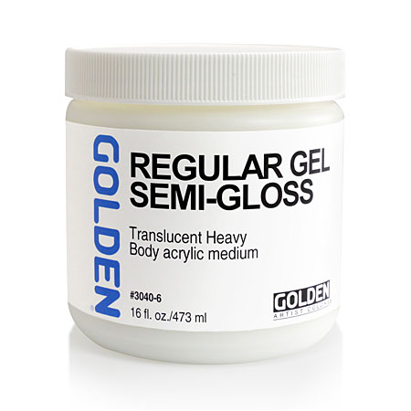 Golden Regular Gel Semi-Gloss - gel de base - satiné