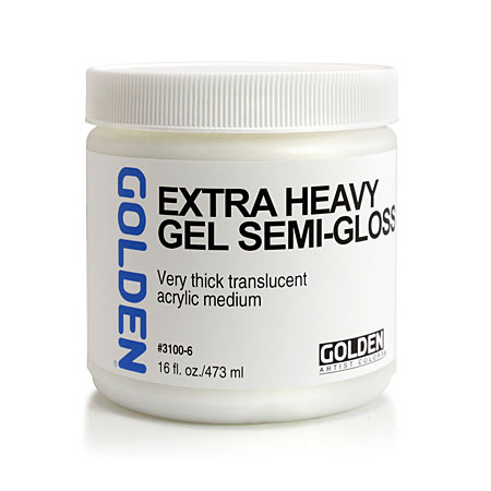 Golden Extra Heavy Gel Semi-Gloss - gel de structure à forte densité - satiné