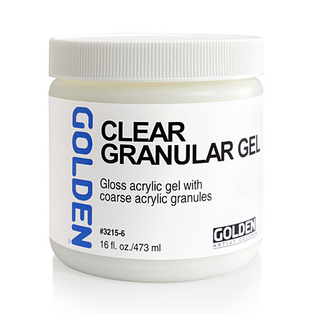 Golden Clear Granular Gel - médium en gel à grains cristallins